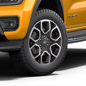 Disk iz lahke zlitine 20" 6 x 2 kraki, mat črna